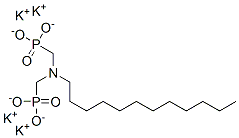 [(dodecylimino)bis(methylene)]bisphosphonic acid, potassium salt 结构式