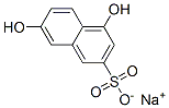 4,7-dihydroxynaphthalene-2-sulphonic acid, sodium salt 结构式