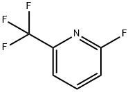 2-氟-6-三氟甲基吡啶 结构式