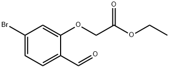 ETHYL 2-(5-BROMO-2-FORMYLPHENOXY)ACETATE 结构式