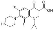 8-fluorociprofloxacin 结构式