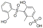 hydroxy[(hydroxymethylphenyl)sulphonyl]methylbenzenesulphonic acid 结构式