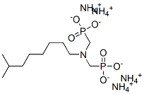 [(isononylimino)bis(methylene)]bisphosphonic acid, ammonium salt 结构式