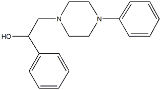 1-phenyl-2-(4-phenylpiperazino)-1-ethanol 结构式