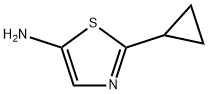 2-环丙基-5-噻唑胺 结构式