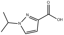 1-异丙基-1H-吡唑-3-甲酸 结构式