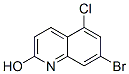 7-bromo-5-chloroquinolin-ol 结构式