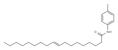 N-(4-methylphenyl)-9-octadecenamide 结构式