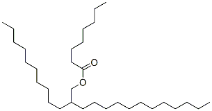 2-decyltetradecyl octanoate 结构式