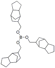 tris[octahydro-4,7-methano-1H-indene-5-methanol], triester with boric acid 结构式