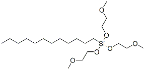 6-dodecyl-6-(2-methoxyethoxy)-2,5,7,10-tetraoxa-6-silaundecane 结构式