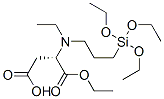diethyl N-[3-(triethoxysilyl)propyl]-L-aspartate 结构式