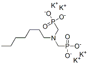 tetrapotassium [(heptylimino)bis(methylene)]bisphosphonate 结构式