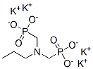 tetrapotassium [(propylimino)bis(methylene)]diphosphonate 结构式