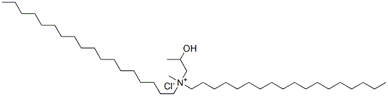 (2-hydroxypropyl)methyldioctadecylammonium chloride 结构式