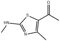 1-(4-甲基-2-(甲氨基)噻唑-5-基)乙酮 结构式