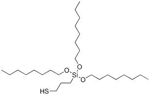 3-[tris(octyloxy)silyl]propanethiol 结构式