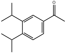 1-[3,4-bis(1-methylethyl)phenyl]ethan-1-one  结构式