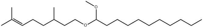 1-[(3,7-dimethyloct-6-enyl)oxy]-1-methoxyundecane 结构式