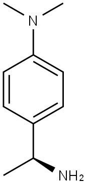 (AS)-4-(二甲氨基)-A-甲基-苯甲胺 结构式