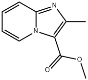 2-甲基咪唑并[1,2-A]吡啶-3-甲酸甲酯 结构式