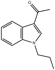 1-(1-丙基-1H-吲哚-3-基)乙酮 结构式