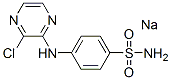 sodium N-(3-chloropyrazinyl)sulphanilamidate 结构式