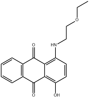 1-[(2-ethoxyethyl)amino]-4-hydroxyanthraquinone 结构式