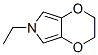 6H-1,4-Dioxino[2,3-c]pyrrole,  6-ethyl-2,3-dihydro- 结构式