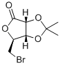 5-溴-5-去氧-2,3-异丙亚基-D-核糖内酯 结构式