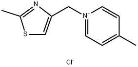 4-甲基-1-((2-甲基噻唑-4-基)甲基)吡啶-1-氯化物 结构式