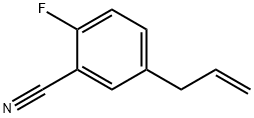 5-烯丙基-2-氟苯甲腈 结构式
