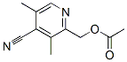 4-Pyridinecarbonitrile,  2-[(acetyloxy)methyl]-3,5-dimethyl- 结构式