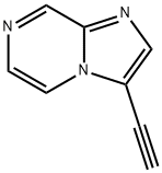 3-乙炔基咪唑并[1,2-A]吡嗪 结构式