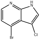 4-溴-3-氯-1H-吡咯并[2,3-B]吡啶 结构式