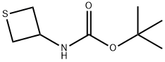 硫化环丙烷-3-基氨基甲酸叔丁基酯 结构式