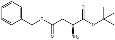 L-天门冬氨酸-4-苄酯叔丁酯盐酸盐 结构式