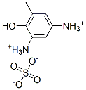 [5-ammonio-3-methyl-2-hydroxyphenyl]ammonium sulphate  结构式