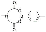 4-甲苯基硼酸甲基亚氨基二乙酸酯 结构式