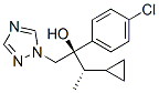 1H-1,2,4-Triazole-1-ethanol, .alpha.-(4-chlorophenyl)-.alpha.-(1-cyclopropylethyl)-, (R*,S*)- 结构式