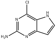 4-氯-5H-吡咯并[3,2-D]嘧啶-2-胺 结构式