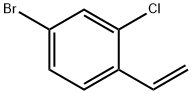 4-Bromo-2-chloro-1-ethenyl-benzene 结构式