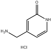 4-(氨甲基)吡啶-2(1H)-酮盐酸盐 结构式