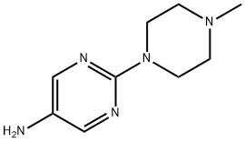2-(4-甲基哌嗪-1-基)嘧啶-5-胺 结构式