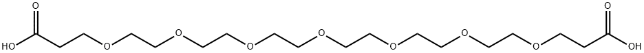 羧酸-PEG7-羧酸 结构式
