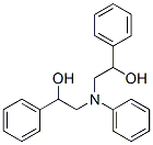2-[(2-HYDROXY-2-PHENYL-ETHYL)-PHENYL-AMINO]-1-PHENYL-ETHANOL 结构式