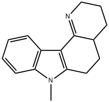 2H-Pyrido[3,2-c]carbazole,  3,4,4a,5,6,7-hexahydro-7-methyl- 结构式