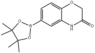 3-氧代-2H,4H-苯并[B][1,4]恶嗪-6-硼酸频哪醇酯 结构式