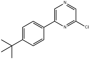 2-(4-(叔丁基)苯基)-6-氯吡嗪 结构式