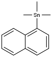 1-(Trimethylstannyl)naphthalene 结构式